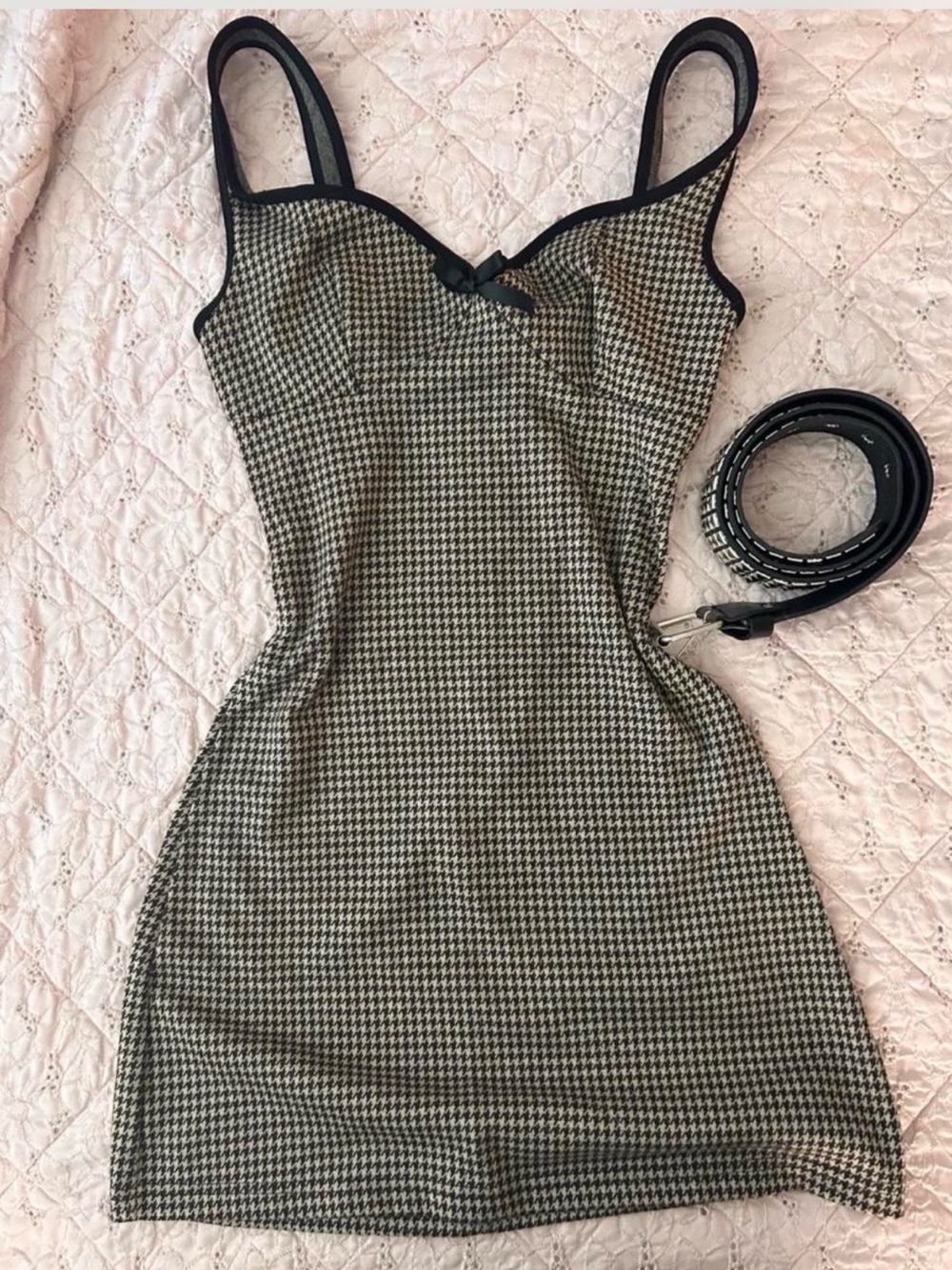 Houndstooth dress